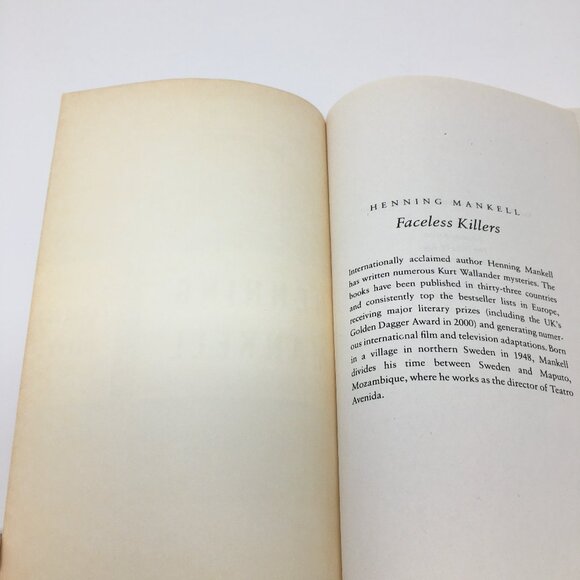 Faceless Killers by Henning Mankell Softbound Paperback Book - Picture 5 of 12
